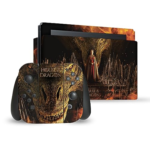 Vinyle Nintendo Switch House of The Dragon déco salon pour gamer passionné