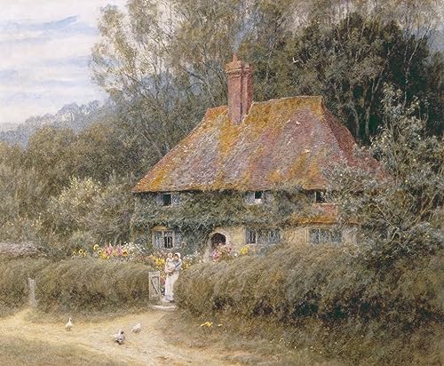 Peinture sur toile Valewood Farm Helen Allingham, impression d'art premium de 60x90cm