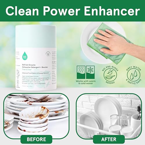 Nativ Tales D001 Dishwasher Powder And Booster, Dishwasher Detergent Powder Ultra Clean thumb #3