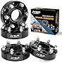 KSP 6X5.5 Wheel Spacers for Silverado Sierra,1.5'(38mm Real Forged Spacers with 78.1mm Hub Bore M14x1.5 Studs fit for Tahoe Avalanche Express Suburban Sierra Yukon