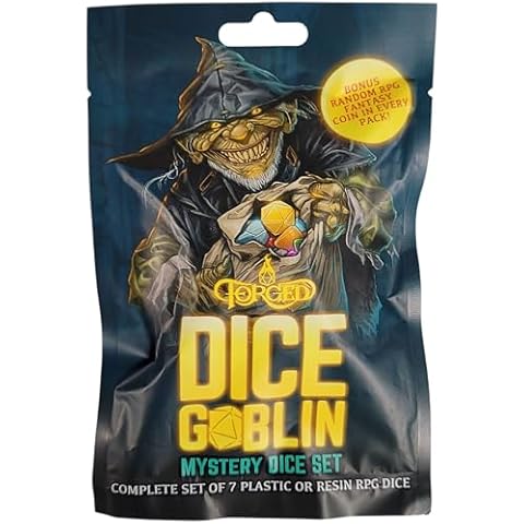 Forged Dice Co. Dice Goblin Mystery DIce Set - RPG Dice Set - DND Dice Set Cover
