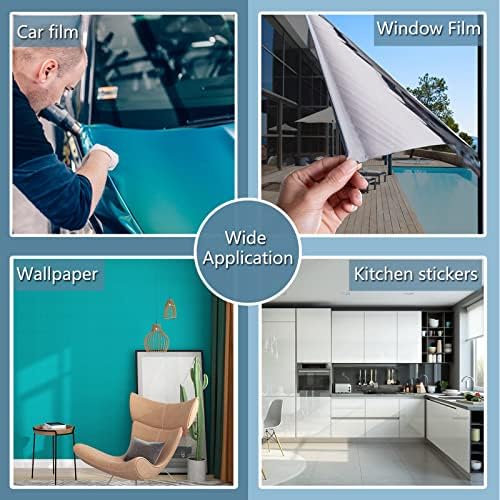 Zindoo Window Film Application Tool Kit, Car Window Tint Tools Kit, 4Pcs Complete Install Tool Kit, Vinyl Squeegee with 200ML Spray Bottle, for Applying Self Adhesive Window Stickers