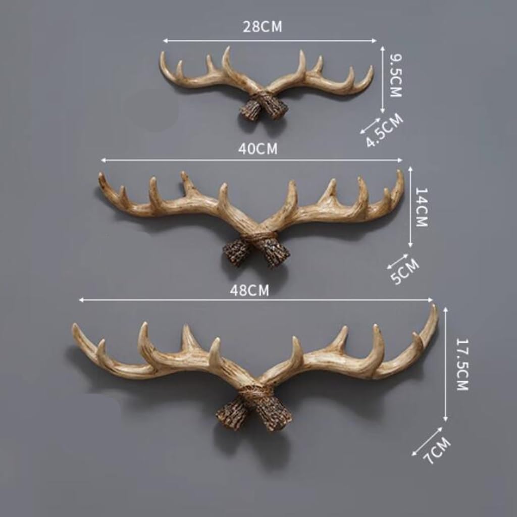 Retro Antler Wall Hooks, Hanging Clothes Hat Scarf, Christmas Rein