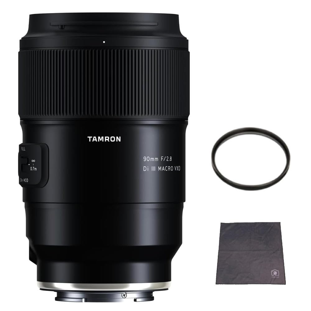 美品タムロン 90mm F2.8 Di III macro レンズガード付け Amazon | タムロン 90mm F/2.8 Di III MACRO VXD ソニーE用 F072S