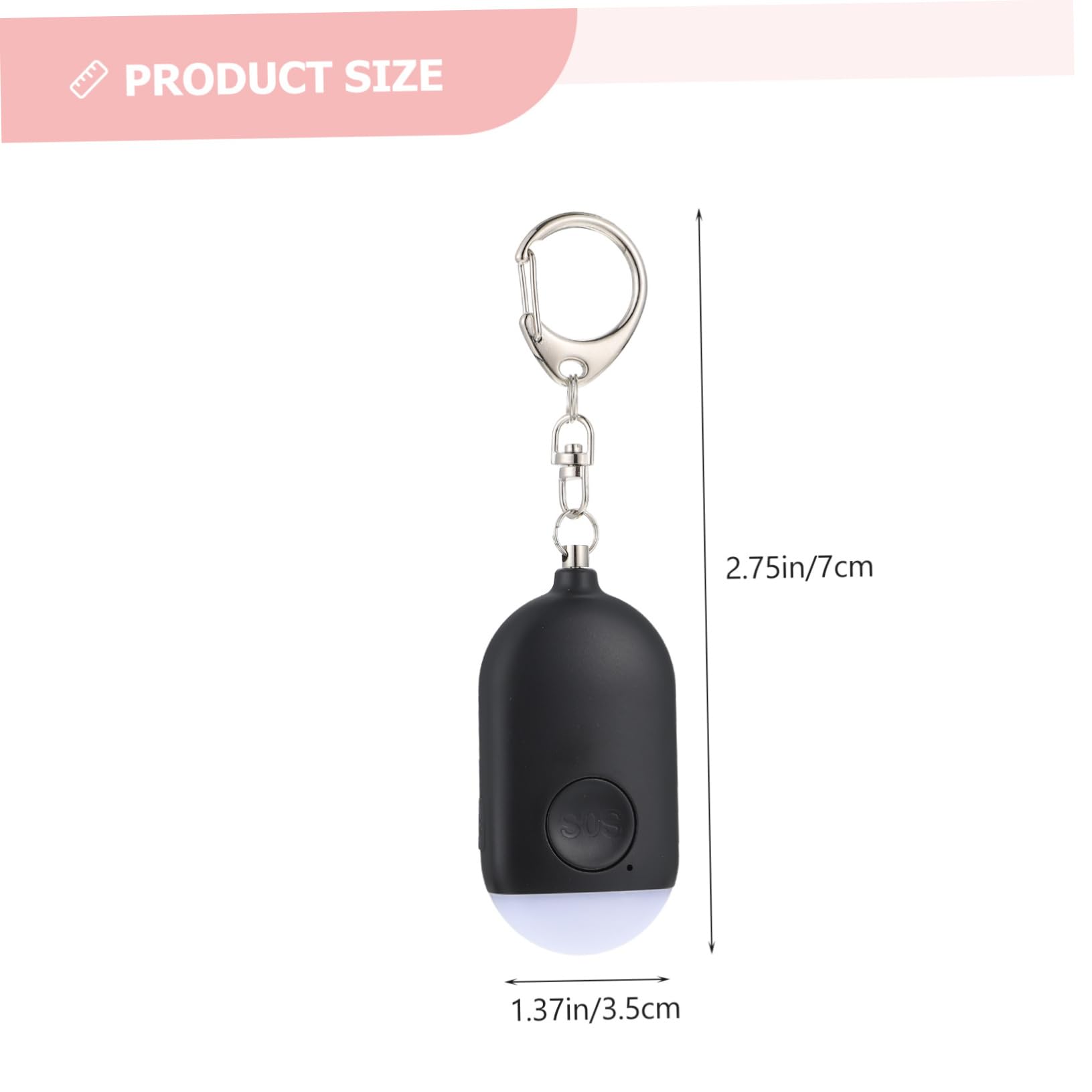 Uonlytech 3 Ensembles D'Alarme Anti-Loup Mini-Réveil PC