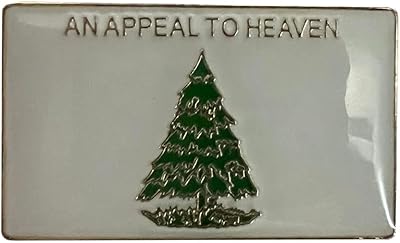 An Appeal To Heaven With Grass Motorcycle Hat Cap Lapel Pin