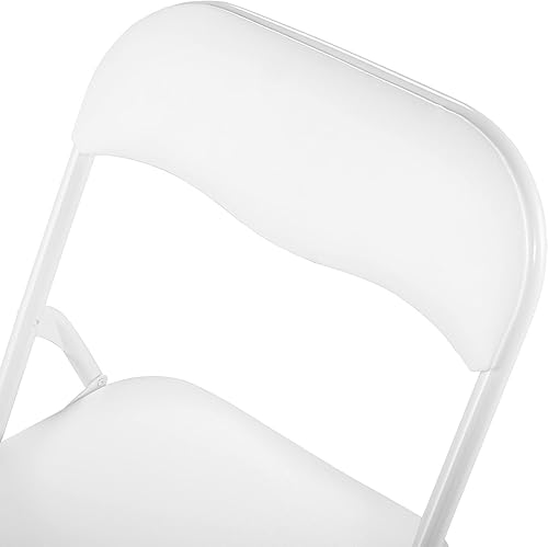 Miniatura 5 de NBTiger Paquete de 6 sillas plegables con asiento acolchado suave y respaldo, silla portátil con marco de acero para reuniones comerciales, bodas,