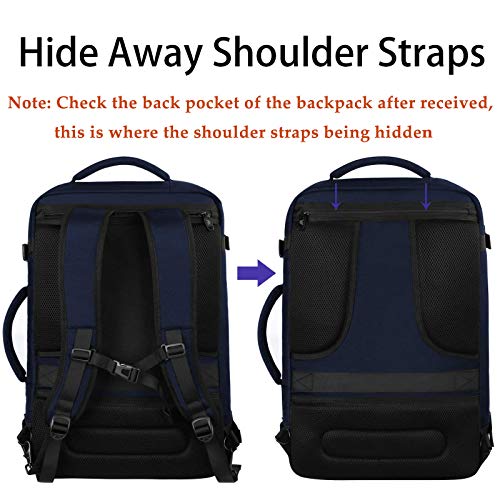 Matein Backpack For Travel, 27L Water Resistant Carry On Backpack Fits Under Airline Seat thumb #6