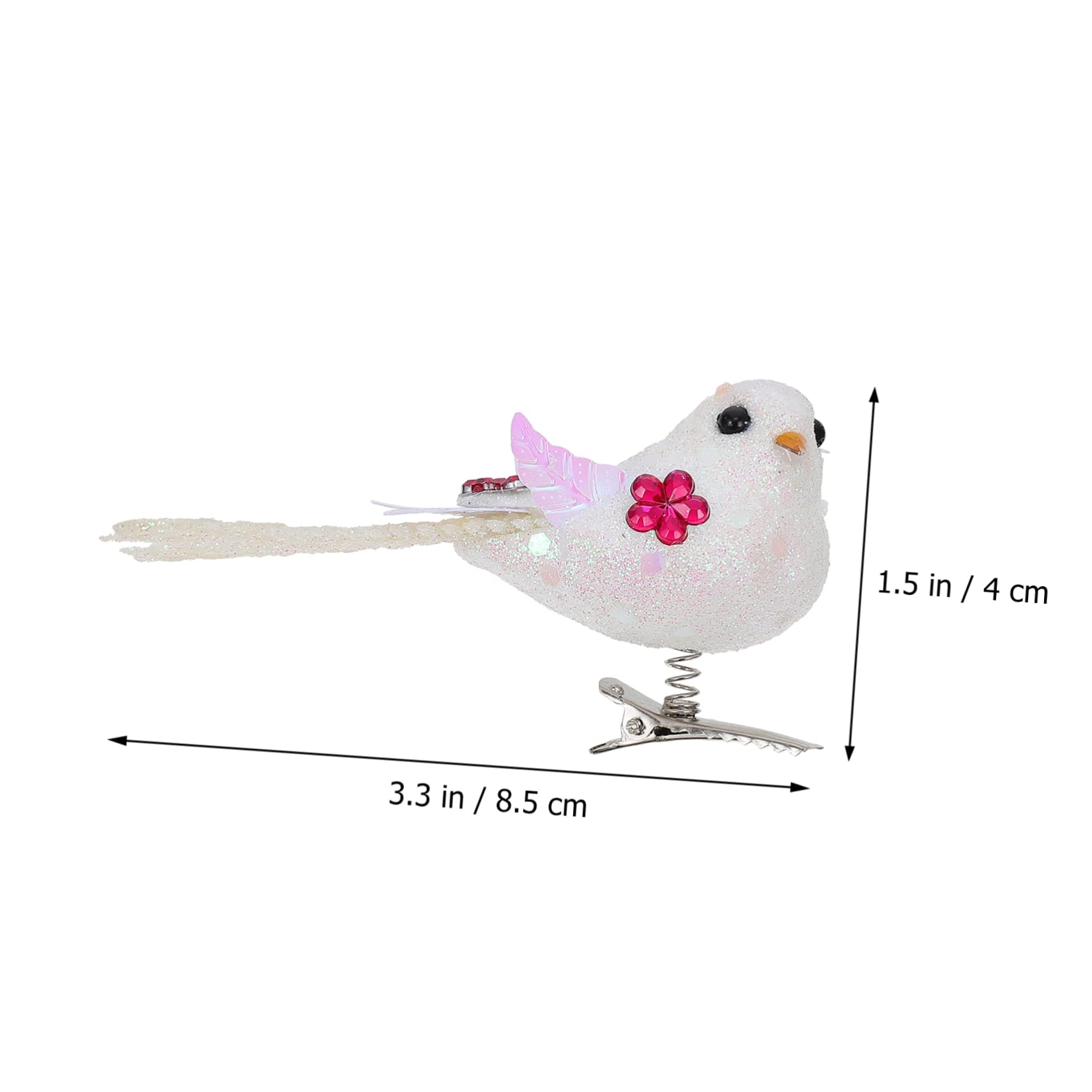 TOPBATHY 30 Pz uccello di schiuma decorazioni cameretta christmas tree decorations passeri artificiali uccelli di simulazione ornamento Arredamento per ufficio Home decor piccoli uccelli