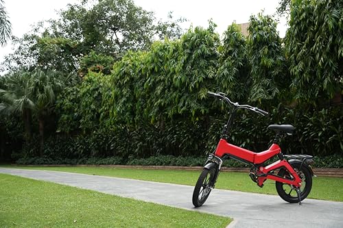 Image of Aoki Flex CR Electric Cycle | Foldable 16 Aluminum Alloy Frame | Smooth Suspension System | City Commute Efficiency | Compact Portable Design | Urban Ride Comfort | Lightweight Structure