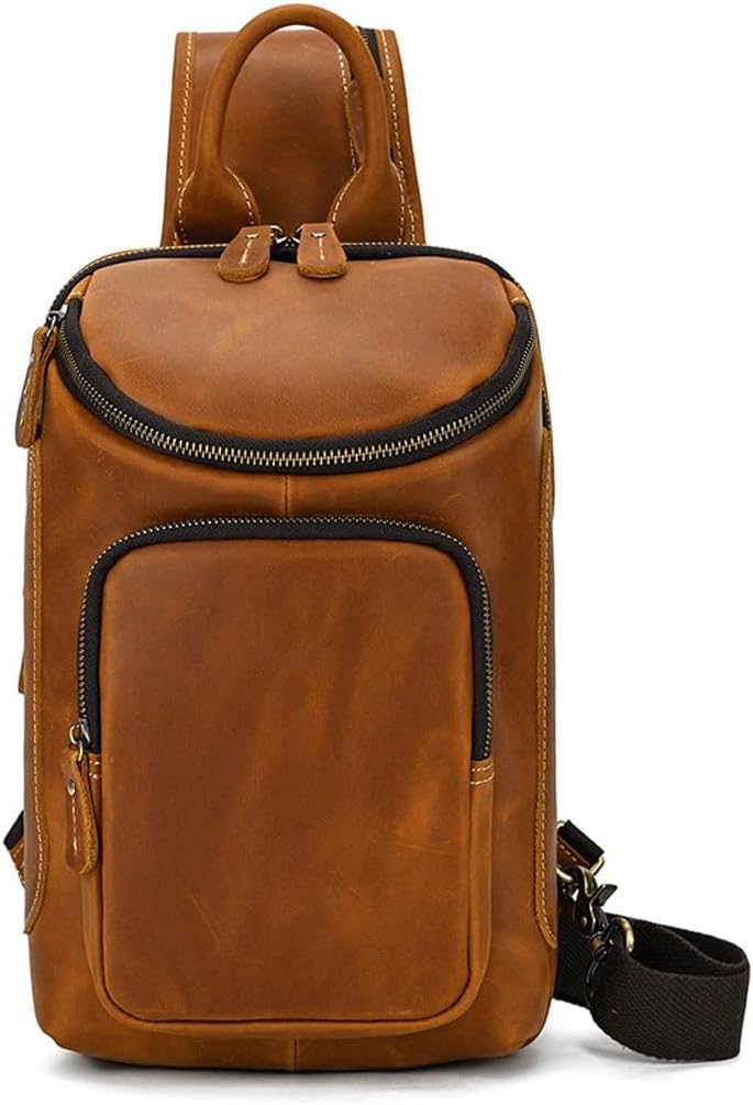 Chest Bag Vintage Shoulder Large Capacity Multi-functional Crossbody