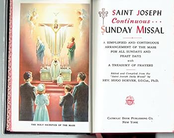 Unknown Binding Saint Joseph Continuous Sunday Missal [With a Treasury of Prayers] Book