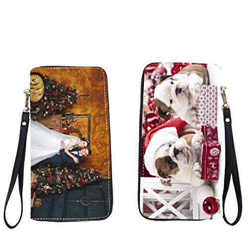 Double Fermeture à glissière Femmes Portefeuille Cover