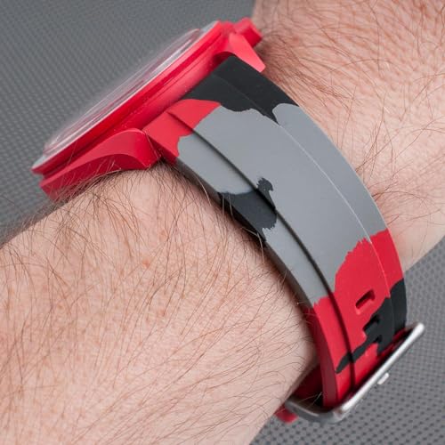 Image of StrapHabit Quick Release Rubber Watch Strap Band FKM 20mm 22mm 24mm