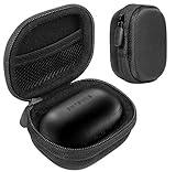 Protective Carrying Case for Samsung Gear IconX (2018 Edition) Bluetooth Cord-Free Fitness Earbuds, Tailored Made, Compact and Light Weight, Strong and Easy to Carry Feature, mesh Pocket for Cable