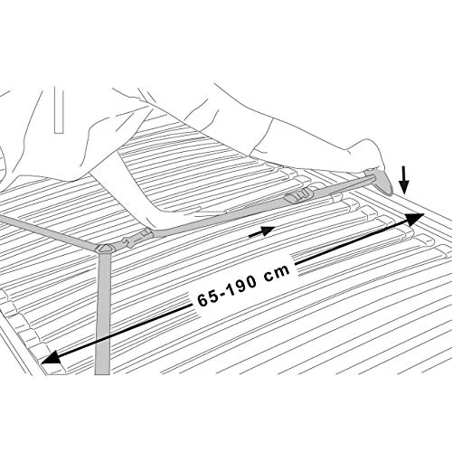 Froggy Bettgitter Standard HOCH 150 x 42 cm Bettschutzgitter Kinderbettgitter Babybettgitter Gitter Kinderbett… – Bild 7