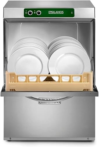 MBH - Lavastoviglie Industriale alberghiero SILANOS con cestello 50x50 cm. Lavastoviglie professionale per bar e ristorante - MADE IN ITALY