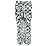 Disney Mickey Mouse Girls Pajama Pant - Classic Checker Print - Black White M