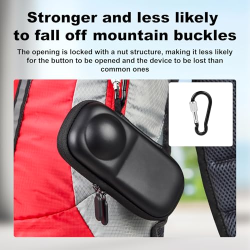 Ymirsfx Carrying Case for Insta360 X5/X4 | Compatible with Original Lens Cap | Protective Hard Shell Travel Bag with Wrist Strap & Secure Carabiner - image 7