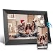 Jeemak Digital Picture Frame 10.1 inch WiFi Photo Frame with FHD IPS Touch Screen Portrait or Landscape Stand Auto-Rotate Share Photos and Videos via App at Anytime and Anywhere