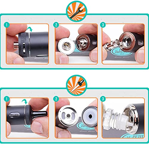 VAPTIO Cosmo A2 Kit Elektronische Zigarette 2000 mAh 25W Vape Pen mit 2 Stück 0,7 ohm(C6)/ 1,0 ohm(C5) Mesh Coil,No E Liquid No Nicotine – Bild 6