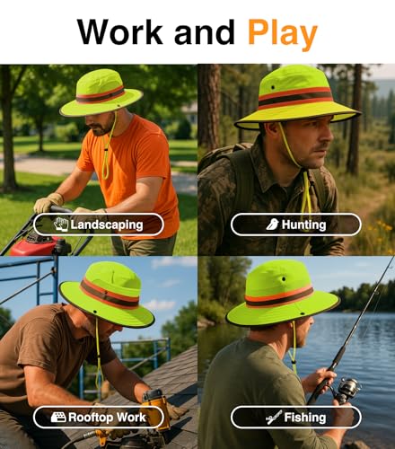 Image of GearTOP Safari Hat for Men Sun Hats for Women UV Protection UPF 50+ Fishing, Gardening, Hiking Hat (22-23 1 /2 inch)