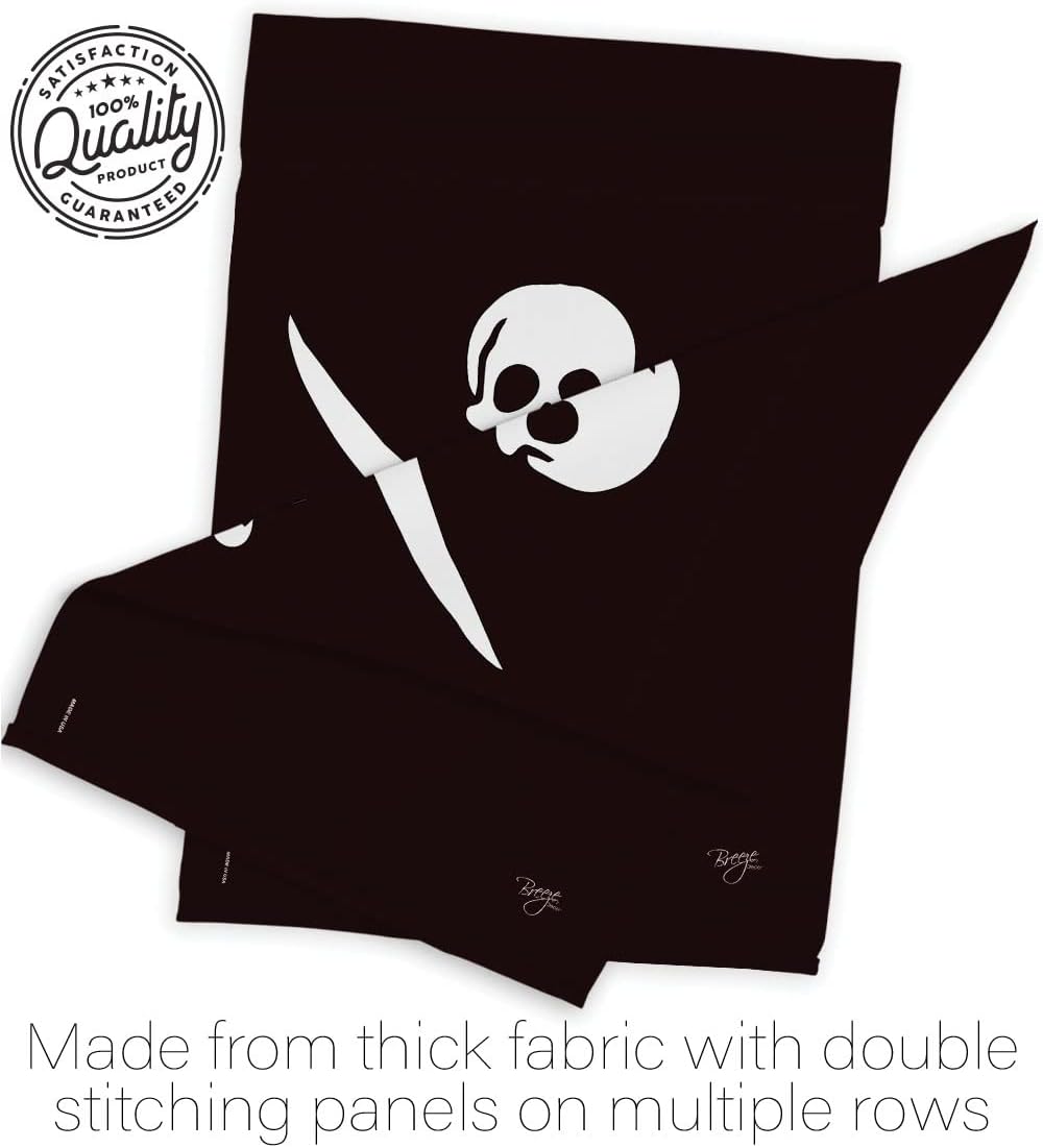 Breeze Decor G157031 Calico Jack Rackham Coastal Pirate Impressions Decorative Vertical Garden Flag 13" x 18.5" Printed In USA Multi-Color