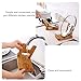 Sulimy Bamboo Pot Lids Holder Foldable Lid Shelf Kitchen Utensils Wooden Lid Spoon Rest Tray Dish Drainer Pan Pot Drying Rack Tableware For Kitchen Accessory