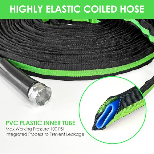 Image of RV Drinking Water Hose 75FT, Lead-Free, Fabric Reinforced, Lightweight, 3 /4 GHT Fitting, Abrasion Resistant