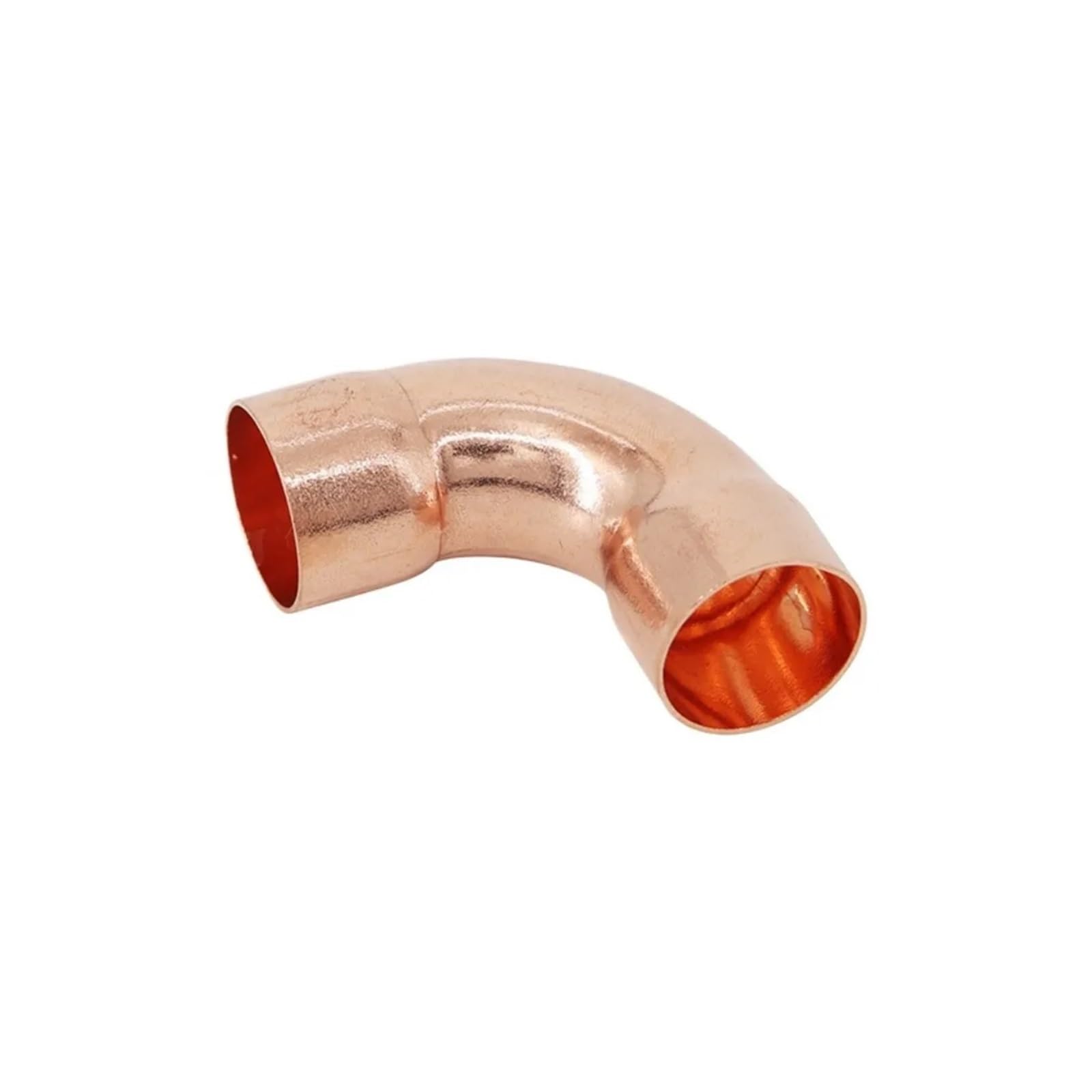 1pc Double Socket 67mmx2.0mm ID Weld Socket End Feed Solder Long Radius Elbow 90 Pipe Fitting Brass Hose