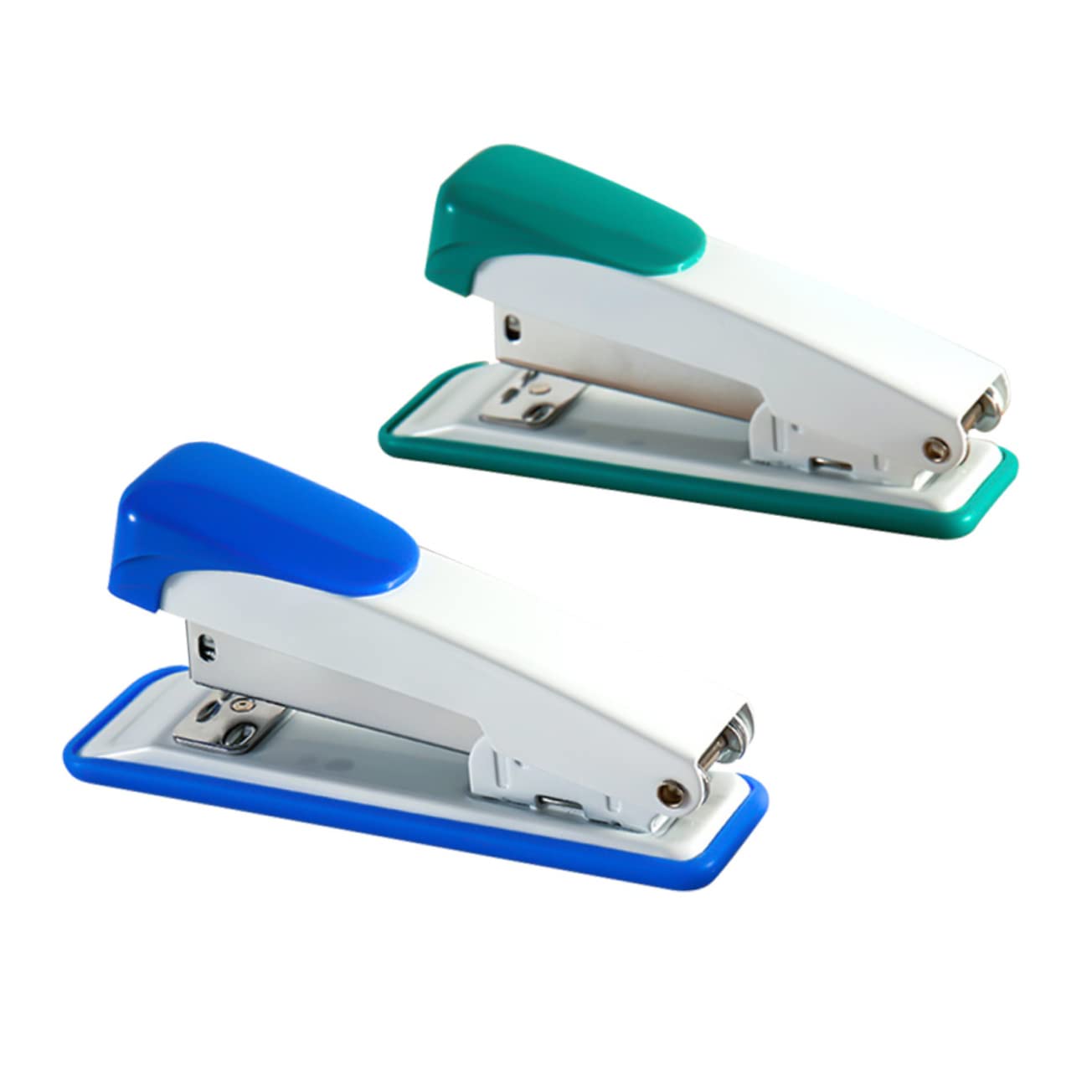 Parliky 2 Piezas engrapadora grapadora de documentos grapadoras comerciales de escritorio Clásico Medio agrafador stapler xherramienta grapadora estándar Grapadora mediana doméstica AbS