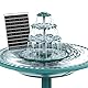 AISITIN DIY Brunnen,Vogeltränke Sets mit 6,5W Solar Springbrunnen mit Akku, 3 Stufige Vogelfütterer für Draußen,Vogelbad und DIY Solarbrunnen Abnehmbar und Geeignet für Garten,DIY Wasserspiel