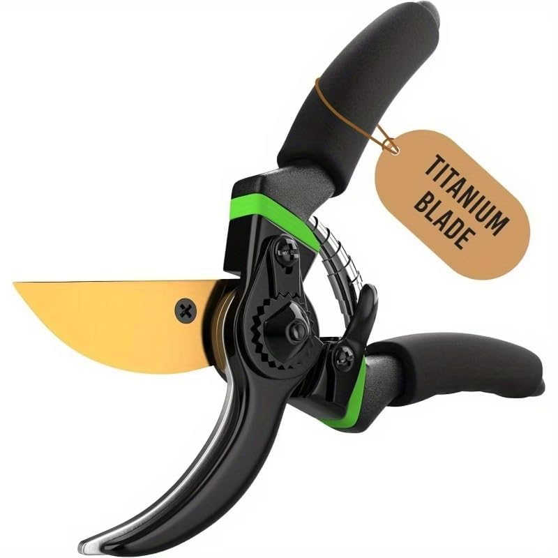 Mahi impex 8 Inch Gardening Scissors -Pack of 1 | Plants Scissor | Garden Shear Tree Branch Pruner | Gardening Cutter Tool | Plant Cutter for Home Garden | Wood Branch Trimmer (Green)-image-26