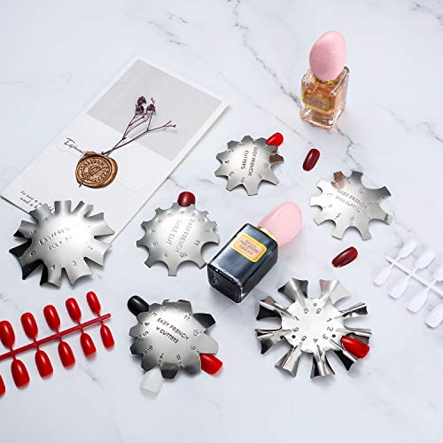 Kit de 6 piezas corta bordes para manicura de acero inoxidable miniatura 7
