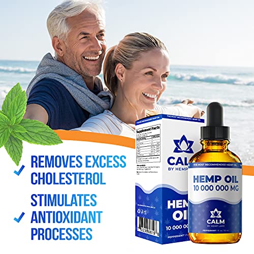 Hеmp Oil for Arthritis, Аnxiety Relief - Helps with Slееp, Stress, Hair Grown, Natural Peppermint Drops - Rich in Vitamins B, C, E & Omega 3, 6, 9 - Image 6