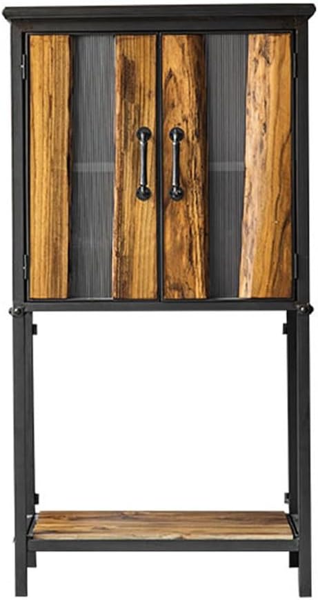 Sideboard Cabinet Industrial Style Floor-to-Ceiling Wine Cabinet Storage Cabinet Personalized Retro Iron Restaurant bar Wine Rack Sideboard Sideboard Cabinet with Drawers