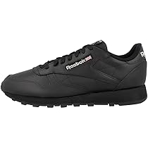 Reebok Classic Leather, Sneaker Unisex – Adulto, Core Black Core Black Pure Grey 0, 38.5 EU