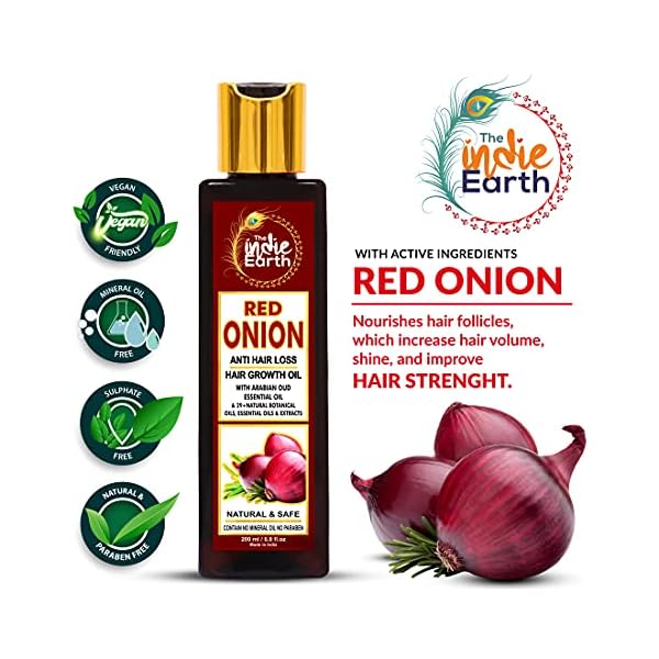 THE-INDIE-EARTH-RED-ONION-ANTI-HAIR-LOSS-HAIR-GROWTH-OIL-WITH-PURE-ARGAN-JOJOBA-ROSEMARY-BLACK-SEED-OIL-IN-PUREST-FORM-VERY-EFFECTIVELY-CONTROL-HAIR-LOSS-PROMOTES-HAIR-GROWTH-200ml THE INDIE EARTH RED ONION ANTI HAIR LOSS & HAIR GROWTH OIL WITH PURE ARGAN, JOJOBA, ROSEMARY, BLACK SEED OIL IN PUREST FORM VERY EFFECTIVELY CONTROL HAIR LOSS, PROMOTES HAIR GROWTH 200ml