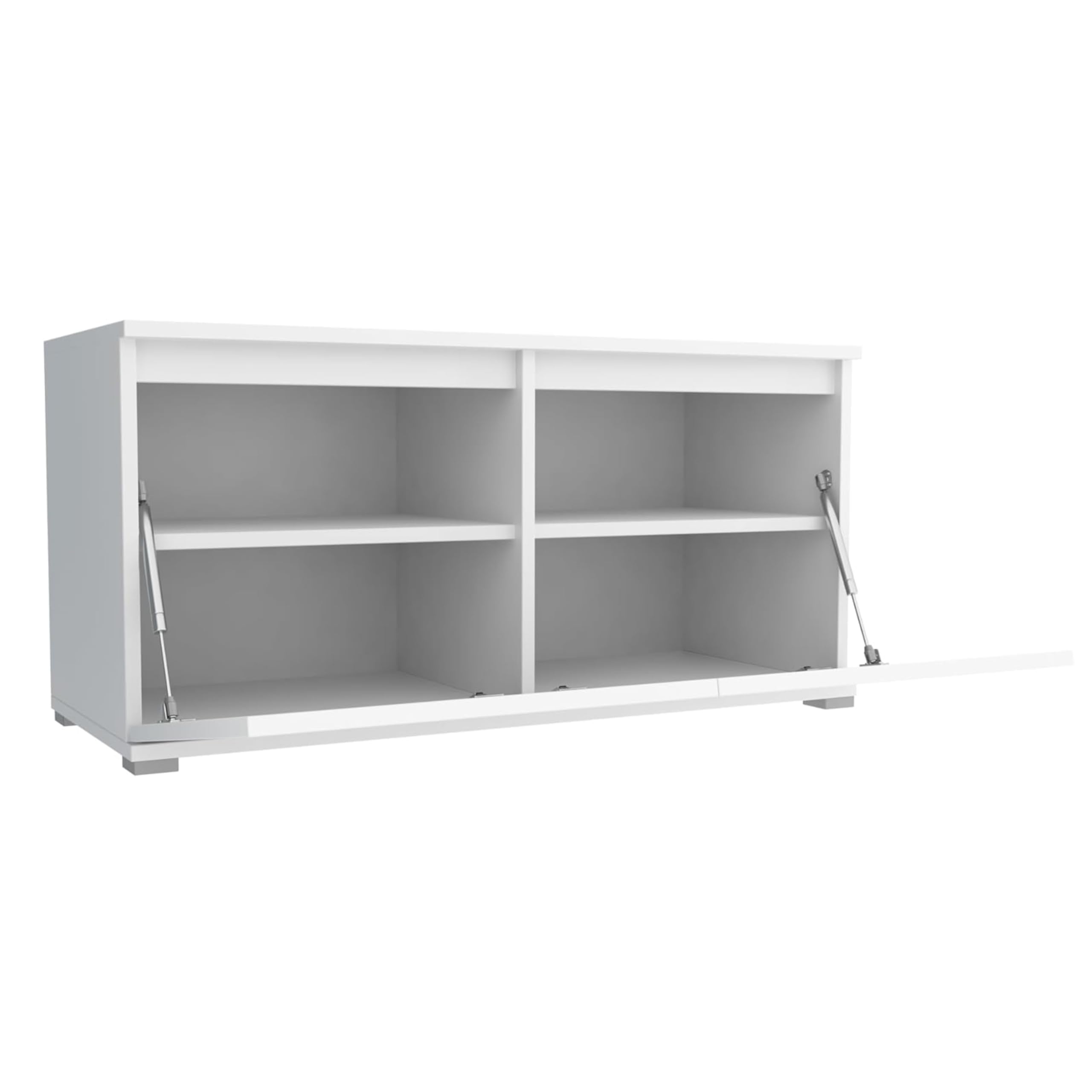 Brent - Garderobenschrank Flur Grau mit sitzbank 100 cm Breit Luton 1 - Multifunktionale Flurgarderobe Set mit Stauraum und Wandpaneel, Garderobe mit Sitzfläche und Kleiderhaken