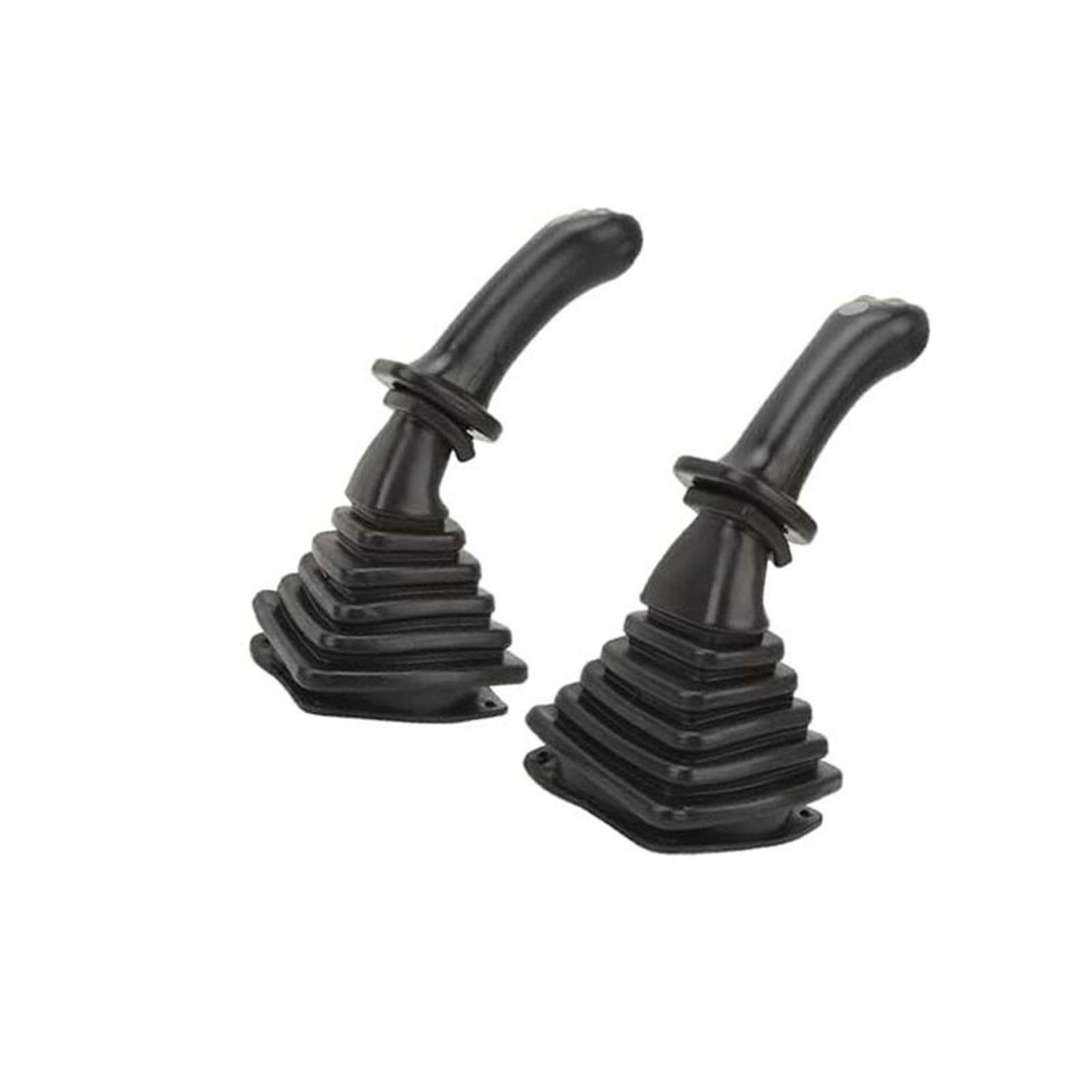 2 szt. 3-przyciskowe uchwyty joysticka do koparki, 3-przyciskowe uchwyty joysticka do koparki z osłoną przeciwpyłową, uchwyty joysticka do koparki, do Doosan DH DX150 215 225 300 370 9C Joysti