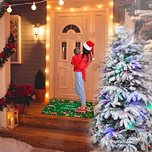 Tappeto natalizio 3d, Zerbino Natalizio Ingresso