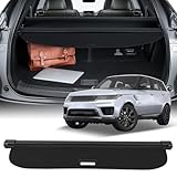 Retractable Rear Cargo Cover Shade for 2015-2021 for Land Rover Range Rover Sport 3.0L Trunk Cargo Cover Easy to Install