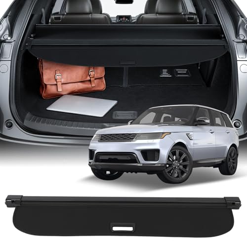 Retractable Rear Cargo Cover Shade for 2015-2021 for Land Rover Range Rover Sport 3.0L Trunk Cargo Cover Easy to Install