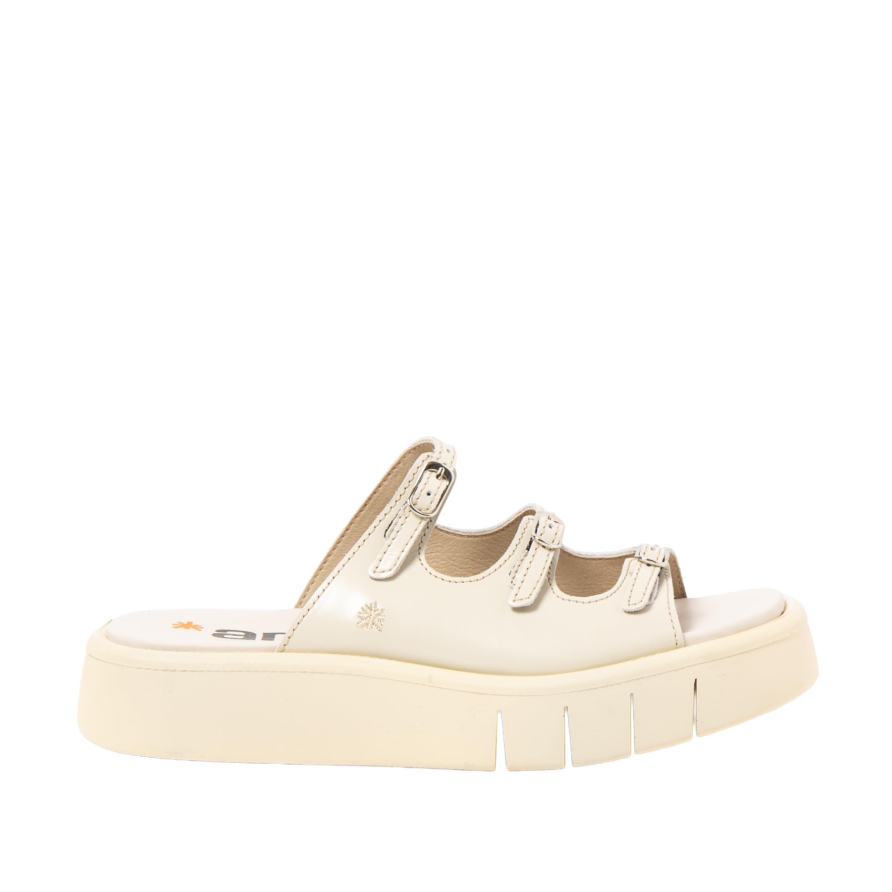 Art 1847 Malaga, Sandalias Planas Mujer, Cream, 38 EU
