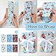 Geschenkpapier Junge Fahrzeug, 3 Blatt Cartoon Geschenkpapier Kinder 51 * 75 cm, Baustelle Geburtstagspapier Set Auto Bagger, Geschenke Wrapping Paper für Kindergeburtstag Party (Blau)