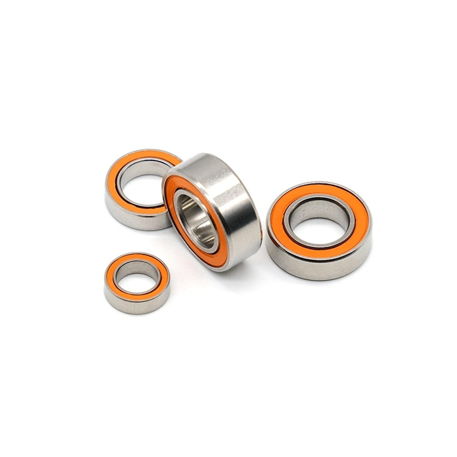 UAMOU Cuscinetto in Ceramica Ibrida in Acciaio Inossidabile da 4 Pezzi Adatto for Daiwa BG 3000 Cuscinetto ad Aria sigillato a Tenuta stagna Adatto for Mulinello Baitcast Cheerfully