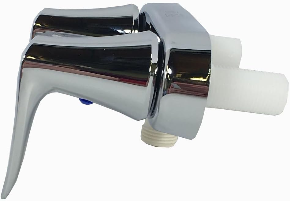 Valterra PF223362 Faucet 4" Tub W/Shower D-Spud Chrome 2-Lever Handle