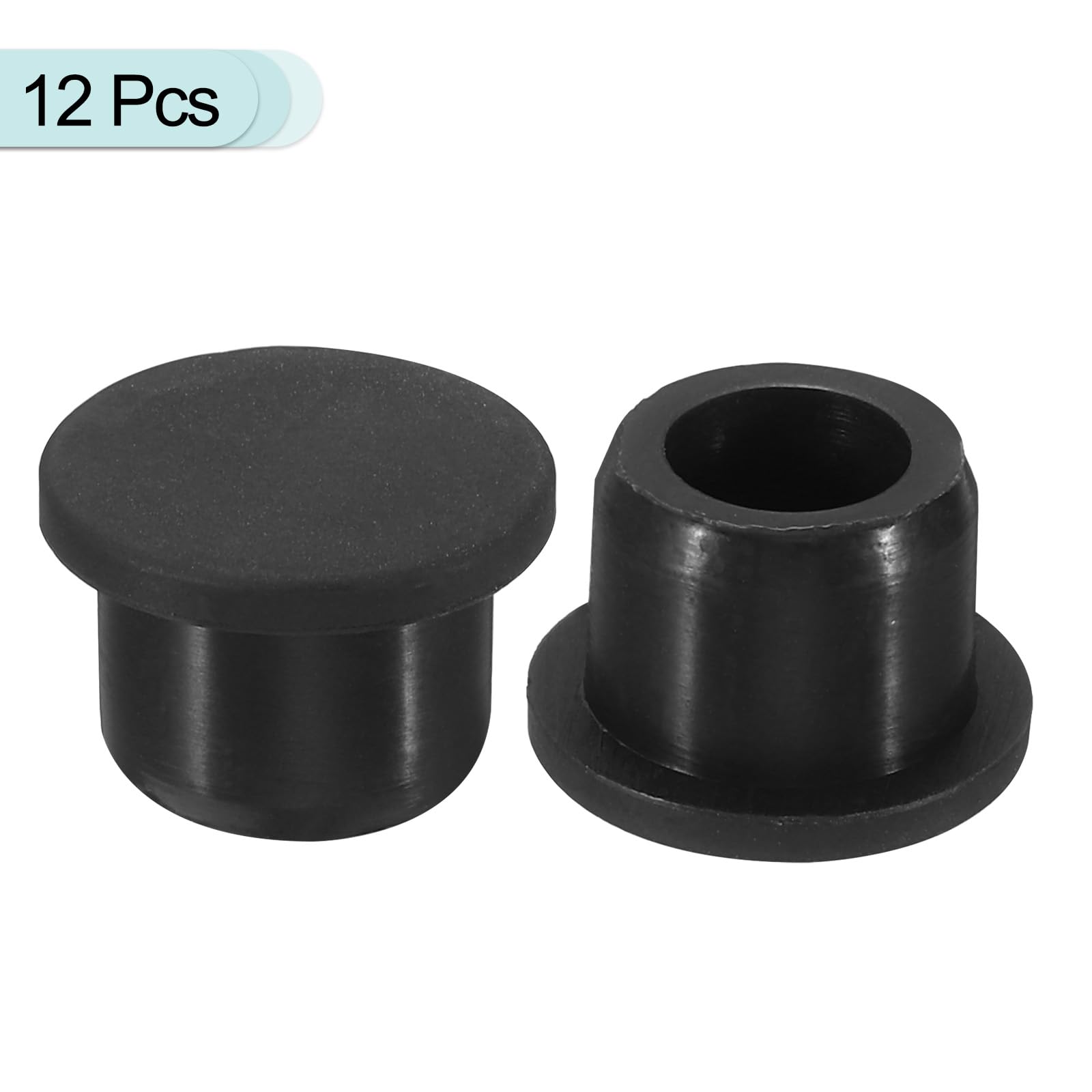 Sourcing Map 12x Silikon Lochstopfen - Flexible Stecker Für 13-14mm Löcher