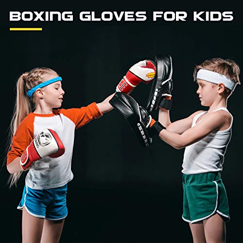 Image of CKE Kids Boxing Gloves for Kids Boys Girls Junior Youth Toddlers Age 5-12 Years Training Boxing Gloves for Punching Bag Kickboxing Muay Thai