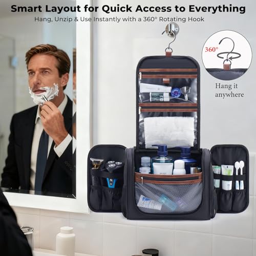 Ralnitote Large Hanging Toiletry Bag